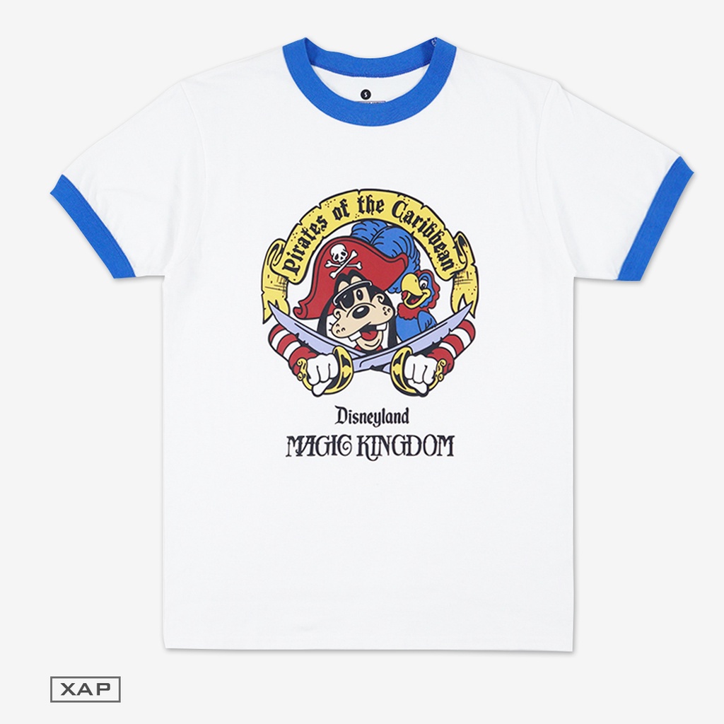 Kaos Vintage / Kaos Distro / Vintage Tshirt Retro Style Goofy Pirates Of The Caribbean Magic Kingdom