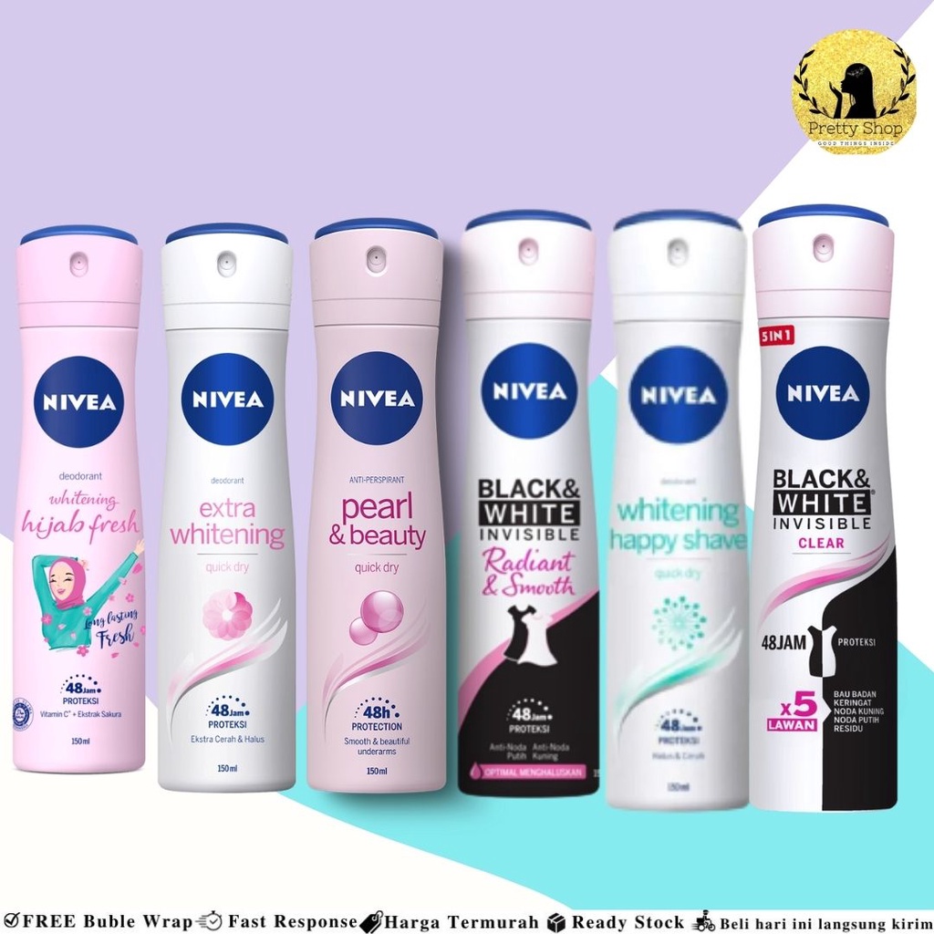 NIVEA Personal Care Deodorant Extra Whitening Spray