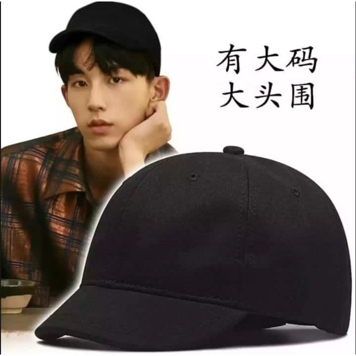 PALING LARIS Topi Baseball Korea Lidah pendek ( Visor pendek ) Bahan rafell ( jeans ) Tebal Berkuali
