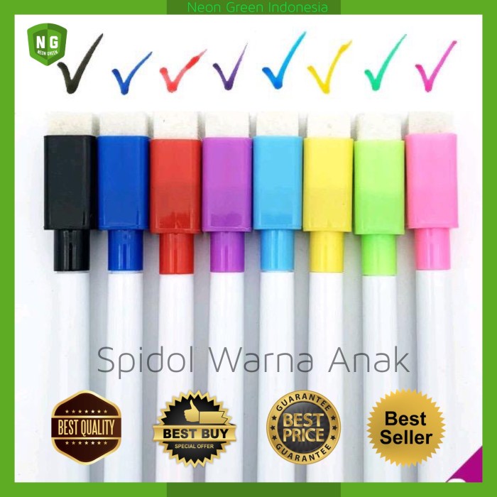 

PB-005 Spidol Papan Tulis Warna / Spidol Anak Mini White Board Bisa di - Biru