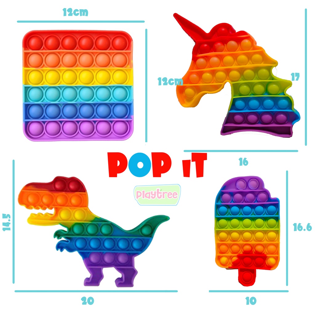 Pop It Rainbow / Fidget Toy-1