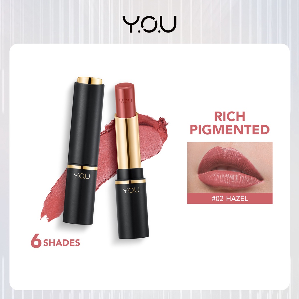 YOU  Basic Collection Supreme Matte Lipstick 3.2 g [Long-wear Lip Color&Rich]