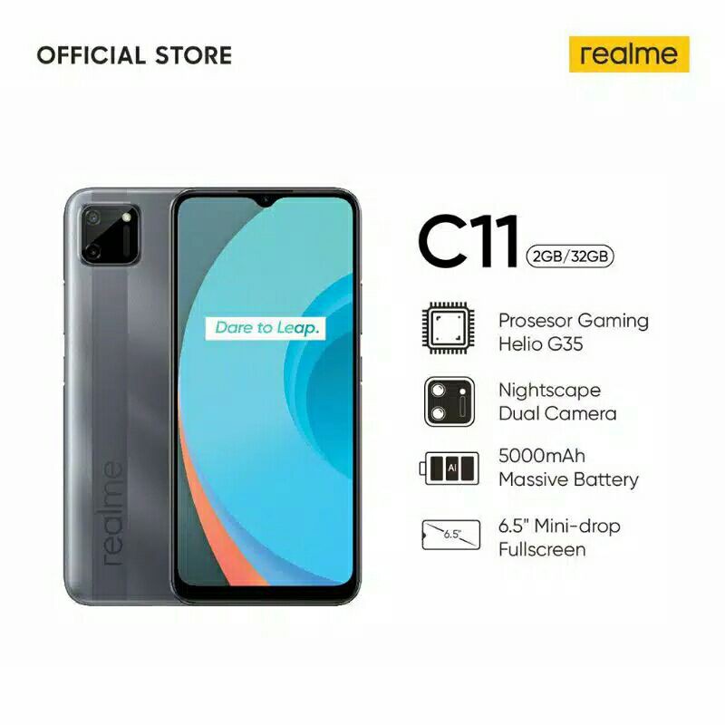 REALME C11 2/32 HP TERBARU
