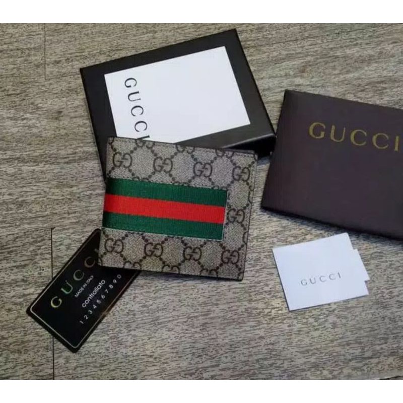 dompet pria Gucci import mirror quality