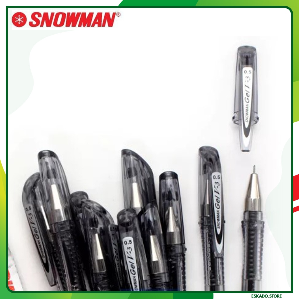 Snowman Pen V-3 / Pulpen Snowman V3