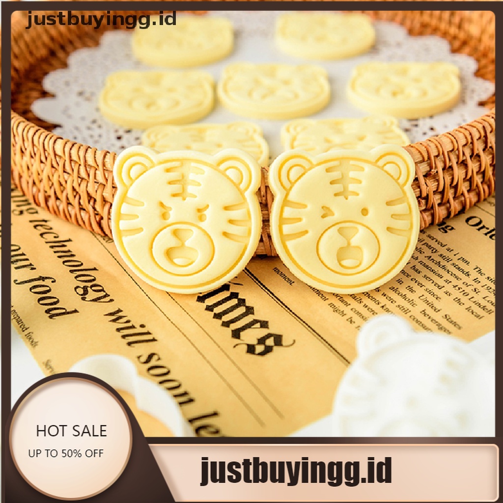 (Justbuyingg.Id) Stempel / Cap Kue / Fondant Motif Kartun Harimau Untuk Peralatan Panggang / Dapur