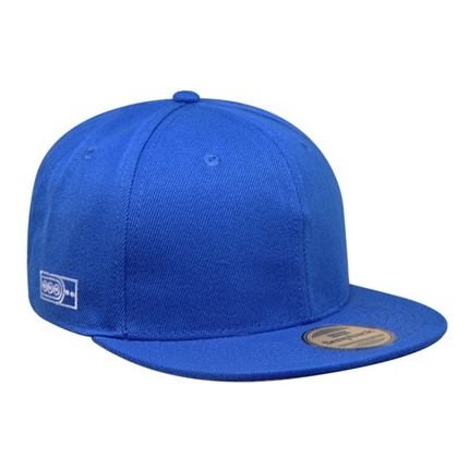 Snapback Topi Hiphop Dewasa Biru Polos Import