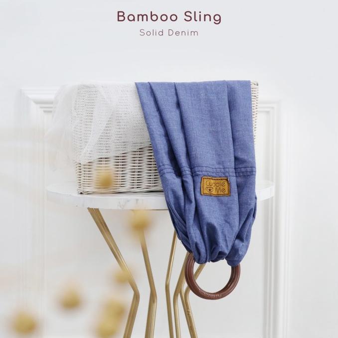 [New]Cuddlle Me Ring Sling Bamboo Polos Gendongan Ring sling Cuddle Me