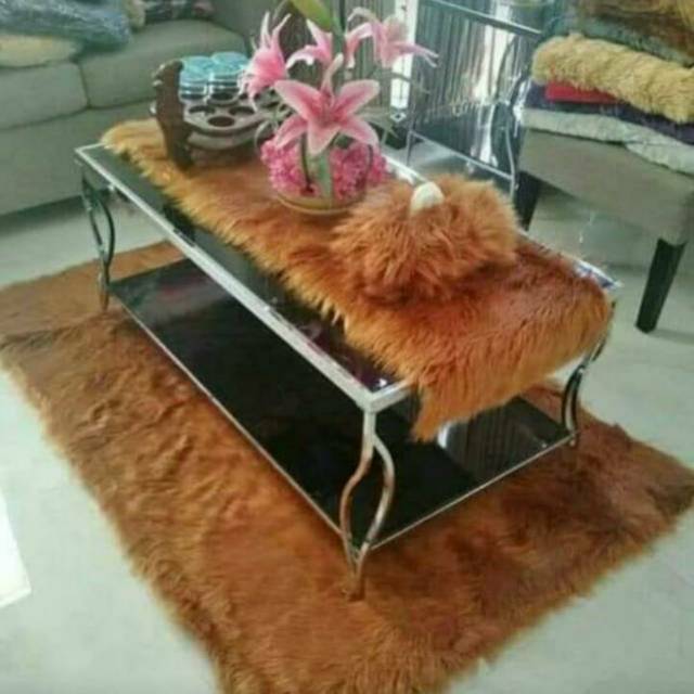 Set Taplak Tempat Tissu Tisu Alas Meja Dashboard Bulu Mobil Alas Foto Kain Bulu Karpet Bulu TERMURAH