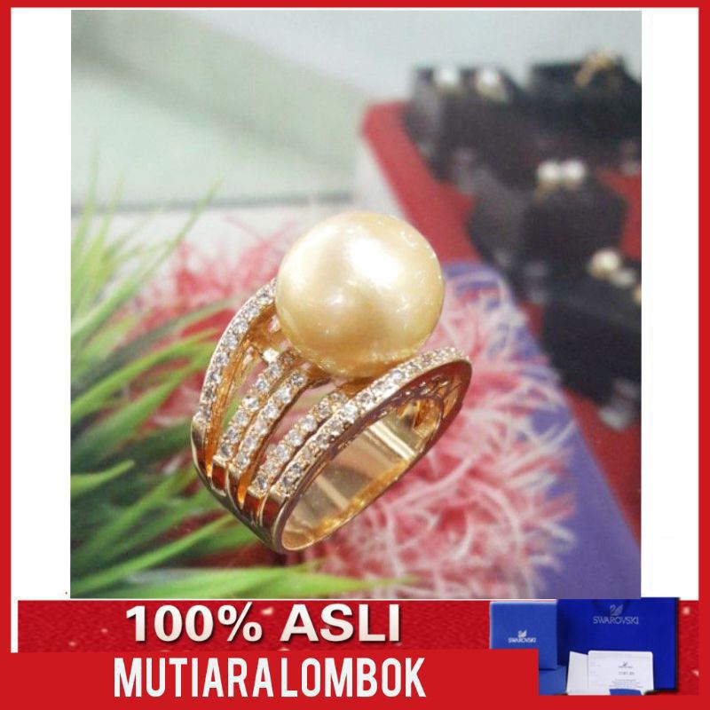 cincin mutiara laut mutiara lombok jewellery cincin mutiara air laut perhiasan cincin mutiara laut