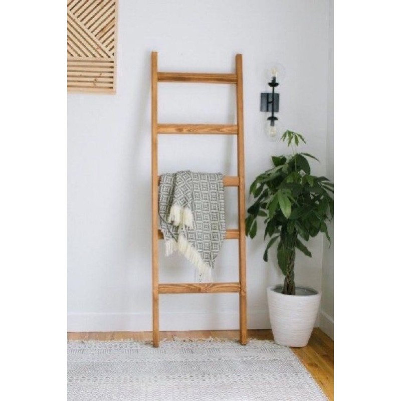 Ladder hanger / tangga kayu / rak sajadah rak handuk rak mukena tangga dekorasi aesthetic