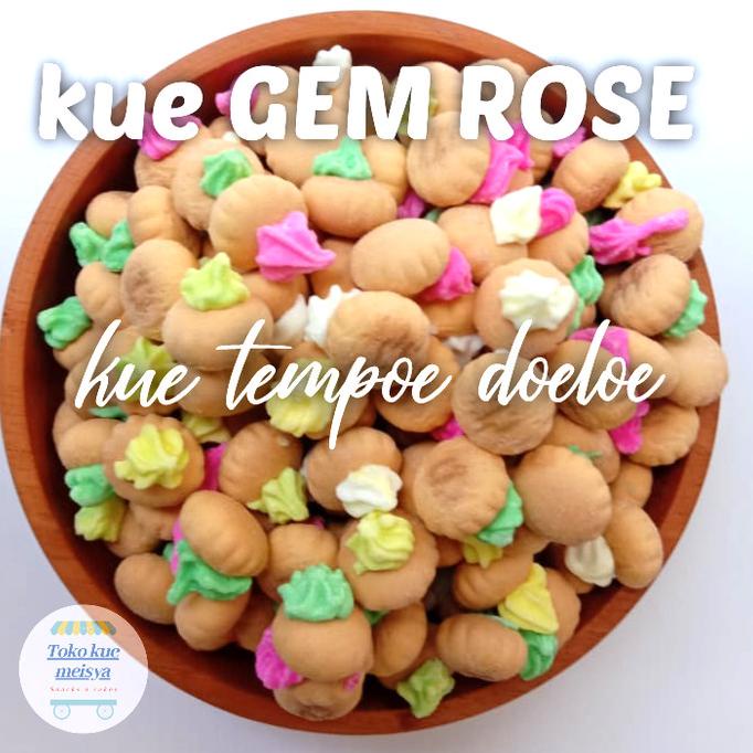

PROMO KUE KANCING GEMROSE MONAS TERLARIS 100 GRAM MURAH