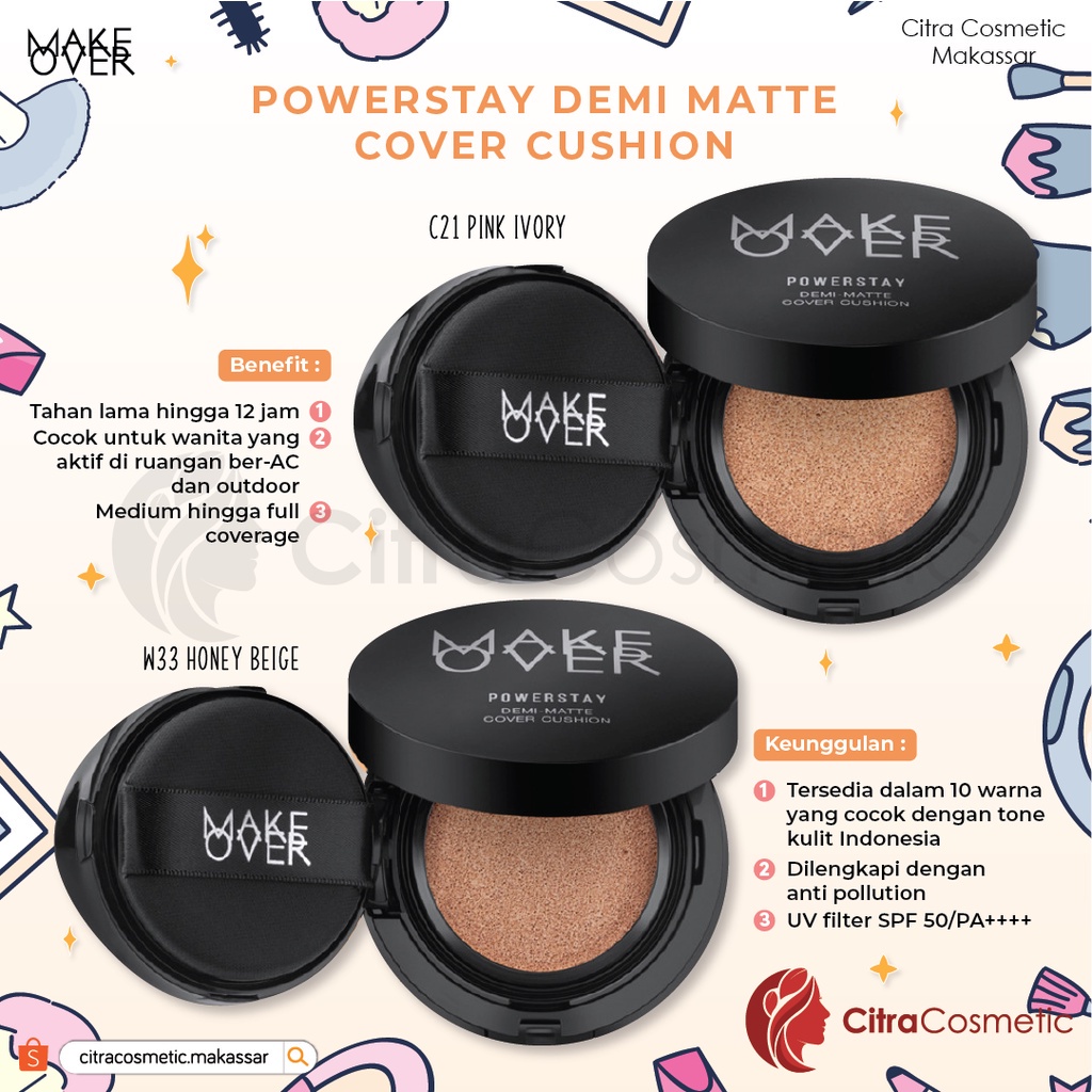 Make Over Demi-Matte Cover Cushion 15 Gr