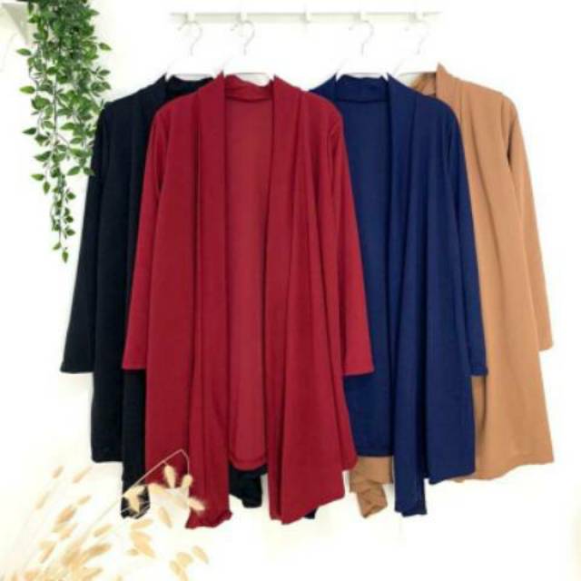 Longcardi Bahan Moscrepe RENA Outer Lengan Panjang