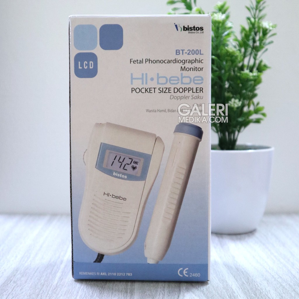 Fetal Doppler LCD Lotus / Alat Dengar Detak Jantung Janin