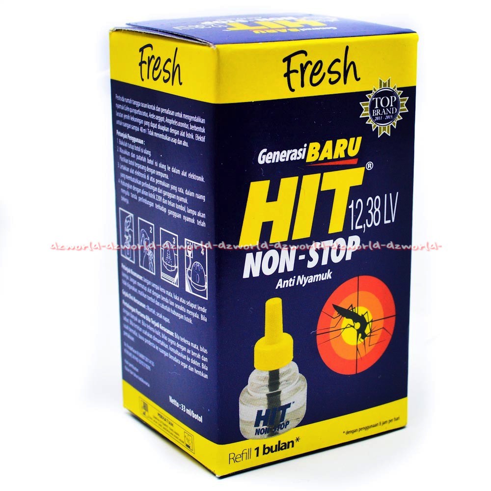 HIT Non Stop Extra Power 1bulan Isi Ulang Obat Nyamuk Listrik Refill Isi Ulang Refil Obat Nyamuk Listrik