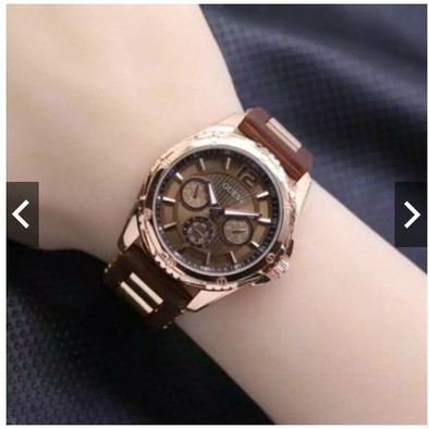 (SS) Jam Tangan Wanita Fashion GUS-30 Jumbo Chrono Off Strap Rubber