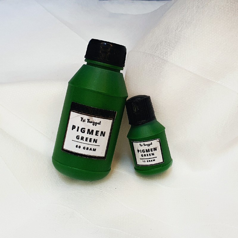 PIGMEN 60GR GREEN Hijau Pewarna Sablon Pigment Color Bundle Stabilo Slime Waterbased Tie Dye Pigment Cat Warna Warni Air Cair Cairan Liquid Cat Paint Painting Kerajinan Prakarya Kesenian Perlengkapan Gambar Mewarna Lukis Craft Grosir  Prakarya Malang