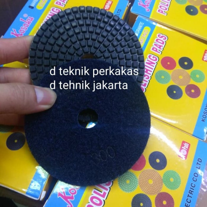 diamond pad kosoku #300 - pad poles marmer - pad poles granite