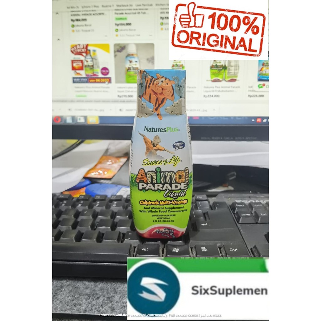 Nature's Plus Animal Parade Liquid Natures 8oz BPOM Nutrisi Anak
