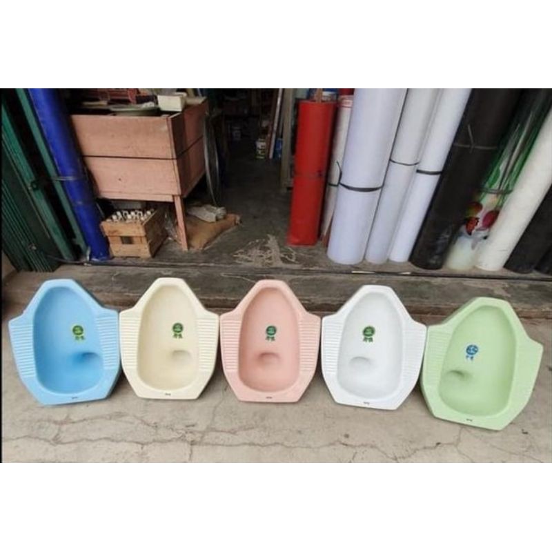 closet kloset jongkok merk duty putih biru ivory beige hijau pink