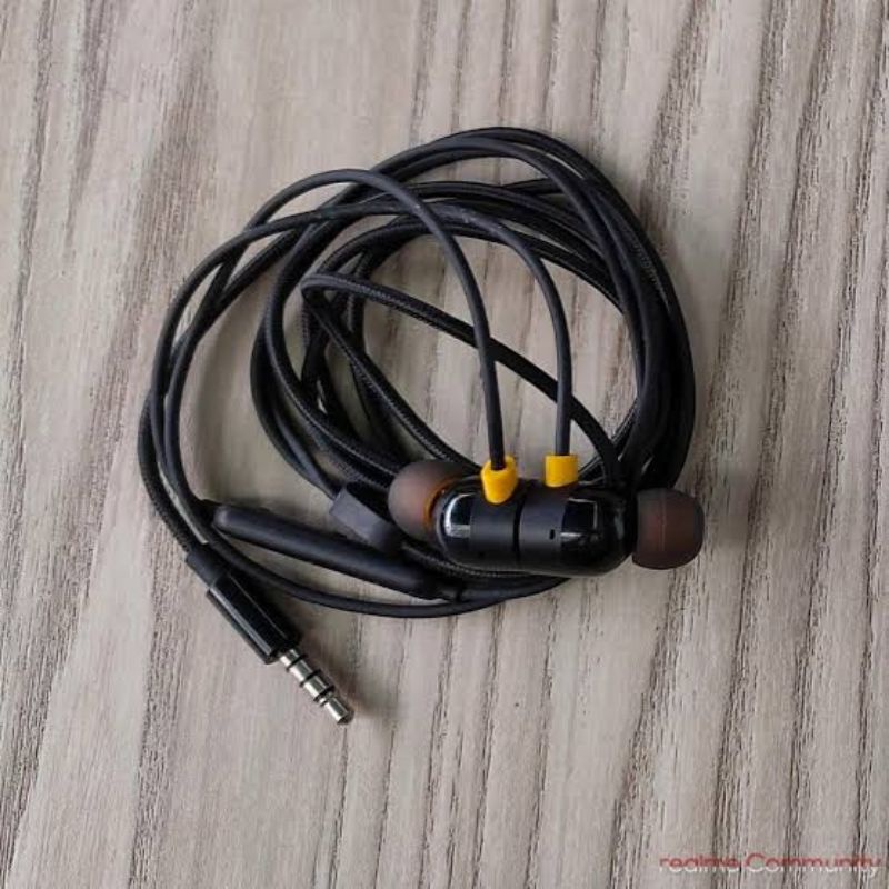 (M-A11) Headset Realme Extra Bass Stereo Earphone Realme 5 5i C2 C3 C11 C12 C15 C17 C20 C21 C25