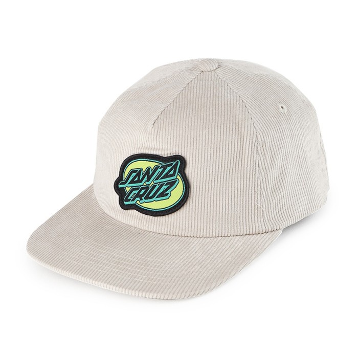 Santa Cruz Lined Oval Dot Corduroy Snapback