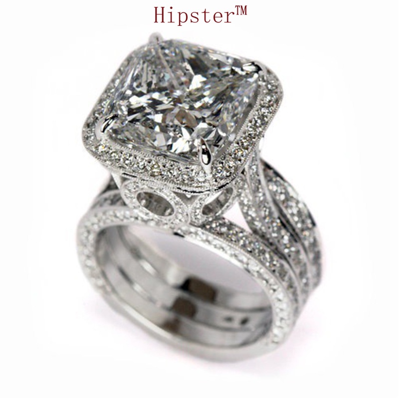 Blast hot sale fashion luxury set colored treasure ring