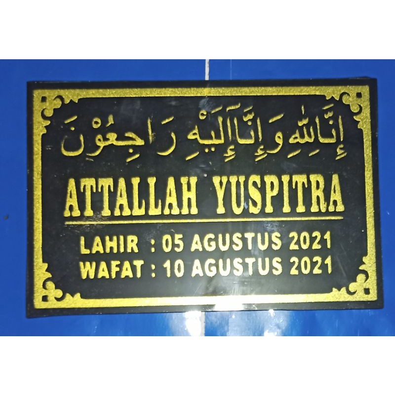 

Papan Nama Nisan Custom