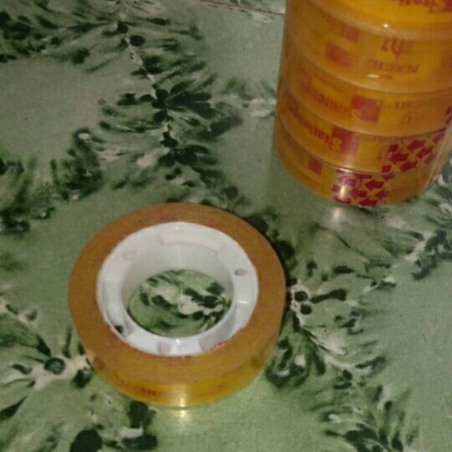 

Selotip kecil bening merk nachi 30yard 12mm 1/2inch