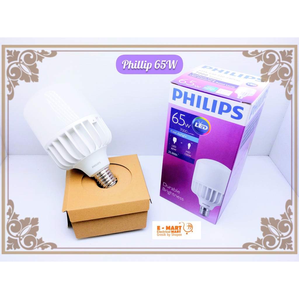 PHILIPS LED TFORCE CORE 65W E40 / Industrial Lamp / Lampu Gudang TFORCE 65W