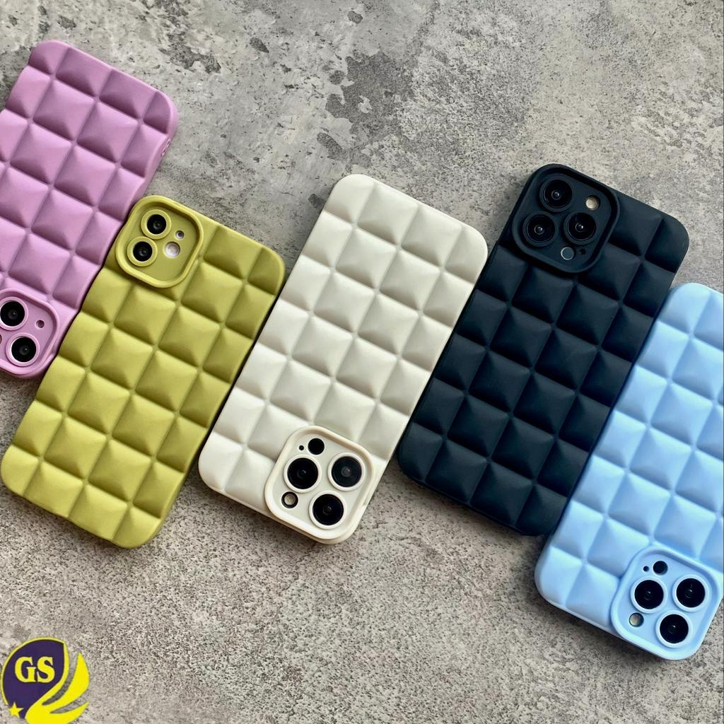 Soft case Silicone Choco Bar or Waffle case iPhone 7 8 SE 2020 7+ 8+ X XS MAX XR 11 12 13 14 PRO MAX PLUS