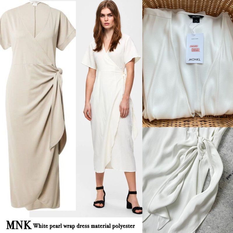 mnki wrap simple elegant dress