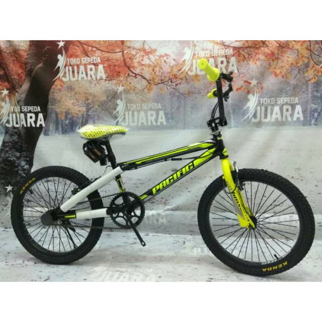  Sepeda  Bmx  Warna Biru Putih Sepeda  BMX 