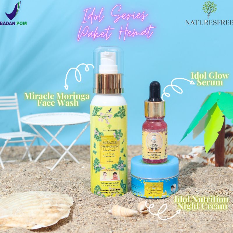 Paket Skincare Naturesfree Idol Murah / skincare bpom