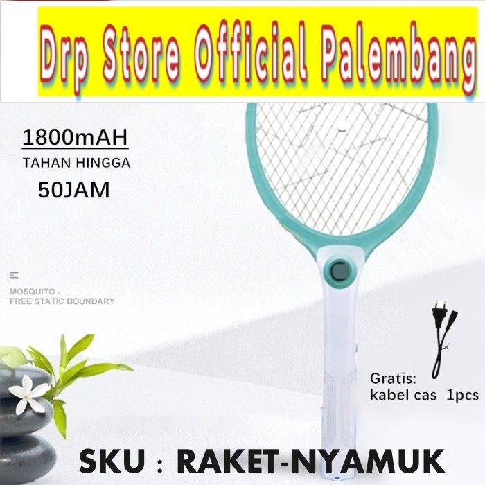 Raket Nyamuk Lampu Rechargerable LED Murah - RANDOM