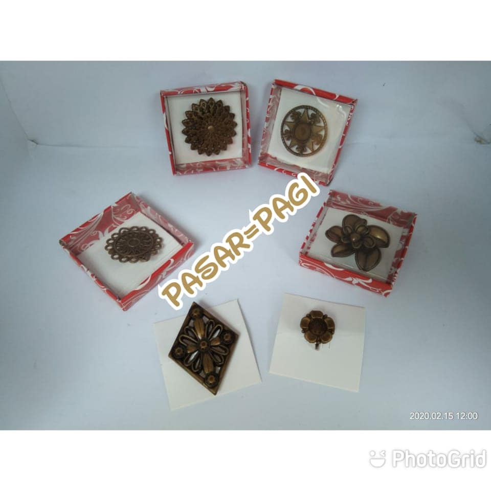 100PCS Souvenir Bros Coklat Pin Hijab Jilbab Wanita Sovenir Pernikahan Murah