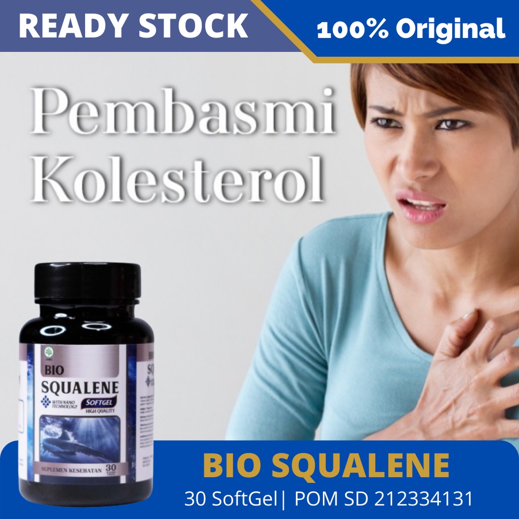 Obat Kolesterol, Obat Kolesterol Tinggi, Obat Herbal Kolesterol, Obat Kesemutan, Obat Darah Kental, Obat Kram Di Tangan, Obat Untuk Kolesterol – Bio Squalene 100% Original BPOM Tanpa Efek Samping