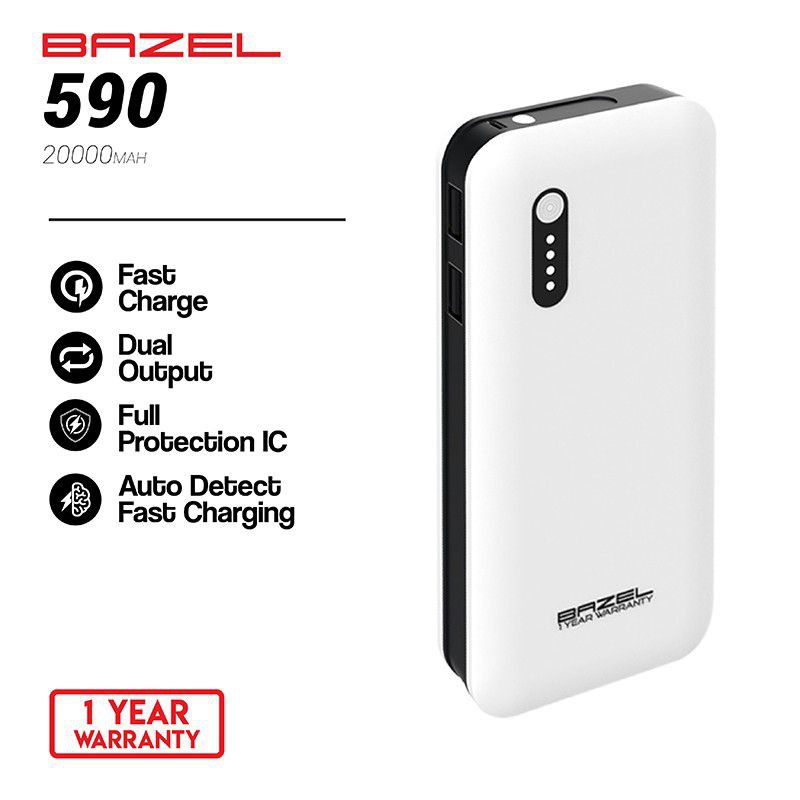 SS BAZEL 590 20000 mAh Terlaris Masih Segel Pabrik Ori 100 %