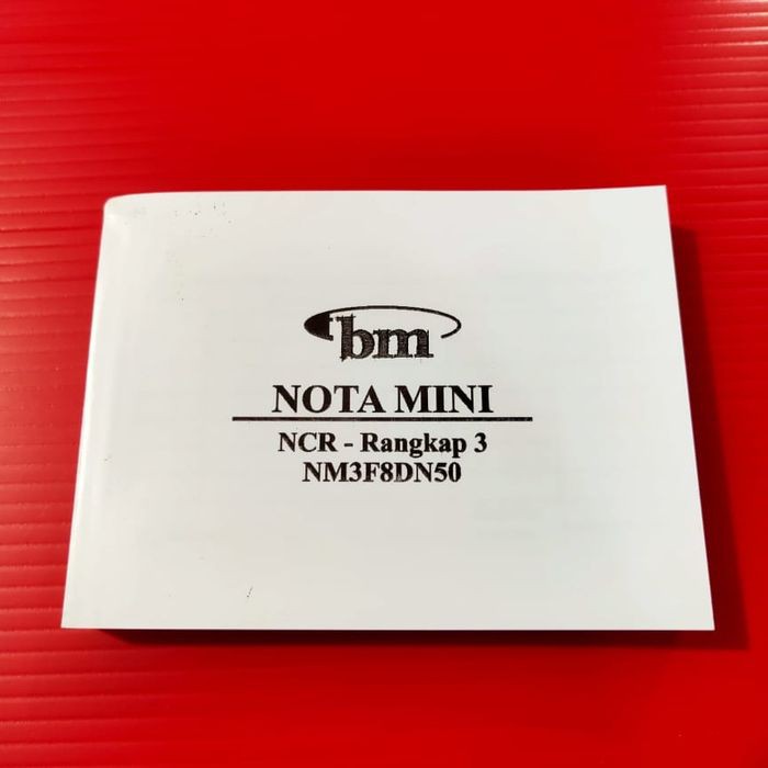 

TBMO Nota Mini NCR 3 Ply Datar (BM) / Rangkap 3