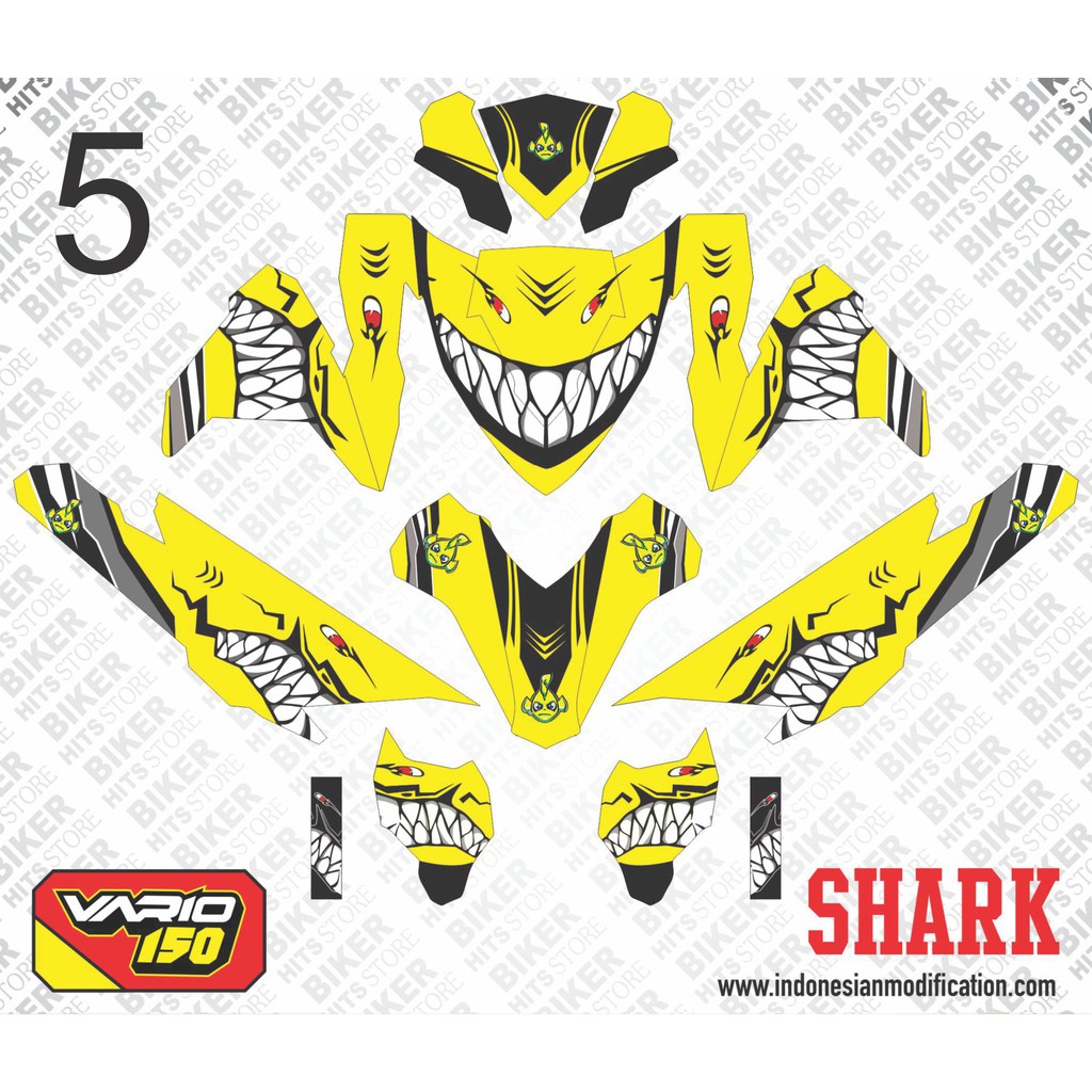 Decal Stiker Vario 150 Vario 125 Esp 2016 2017 Tema Desain Vr46