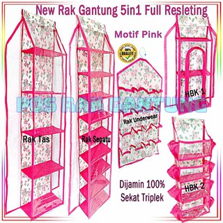 PROMO MURAH RAK GANTUNG SET 5IN1 MOTIF BUNGA FULL PROMO MURAH RAK GANTUNG SET 5IN1 MOTIF BUNGA FULL
