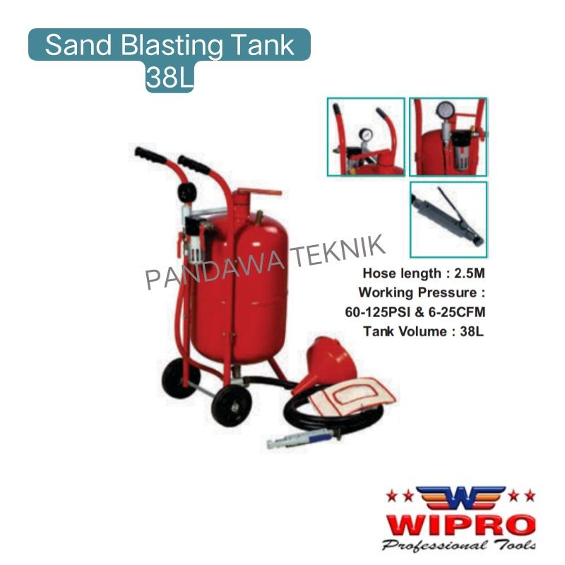 Sand blasting tank wipro SB 38 dan SB 75