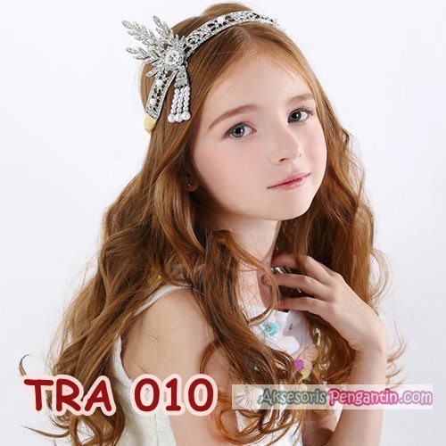 [BISA COD] Aksesoris Tiara Pesta Anak Modern- Hiasan Sanggul Rambut Wanita-TRA010