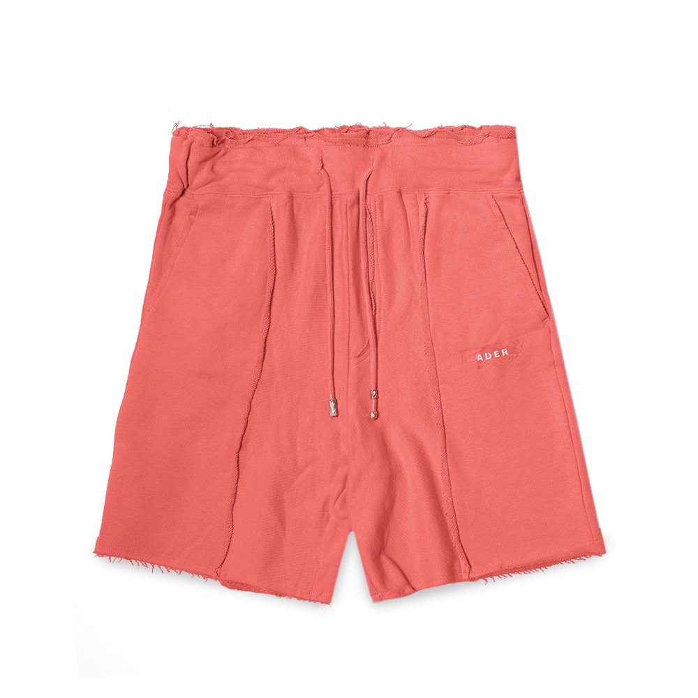 Ader Error Scratch Text Shorts Orange