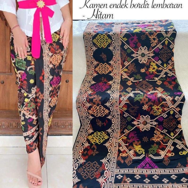 KAMEN ENDEK BORDIR LEMBARAN