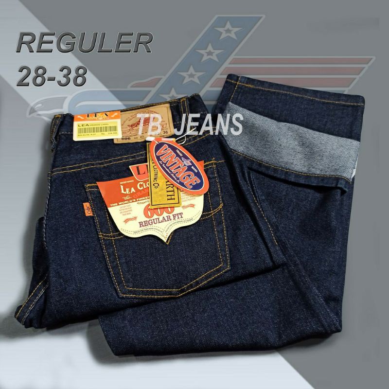 celana jeans pria standar 606 reguler .terlaris