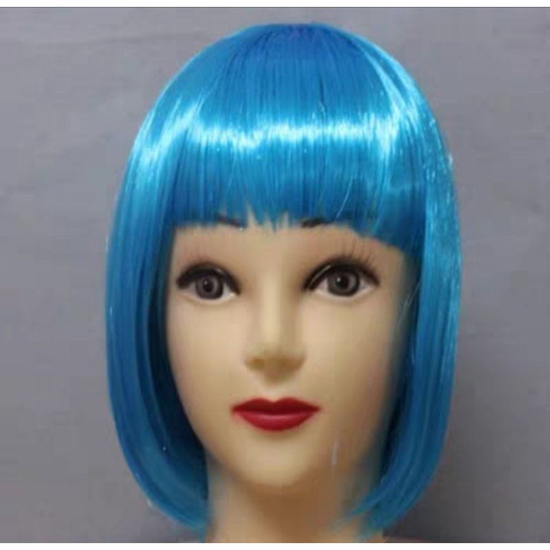 Wig Rambut Lurus|Wig Poni|Wig Rambut Bob|Wig Rainbow