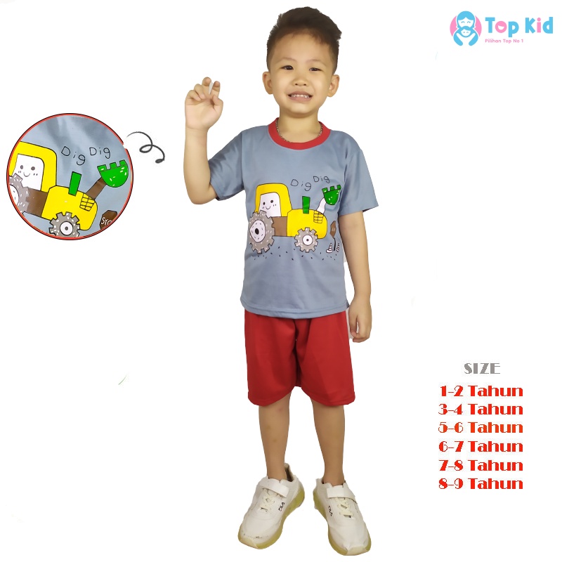 Baju Setelan Kaos Anak Laki-Laki