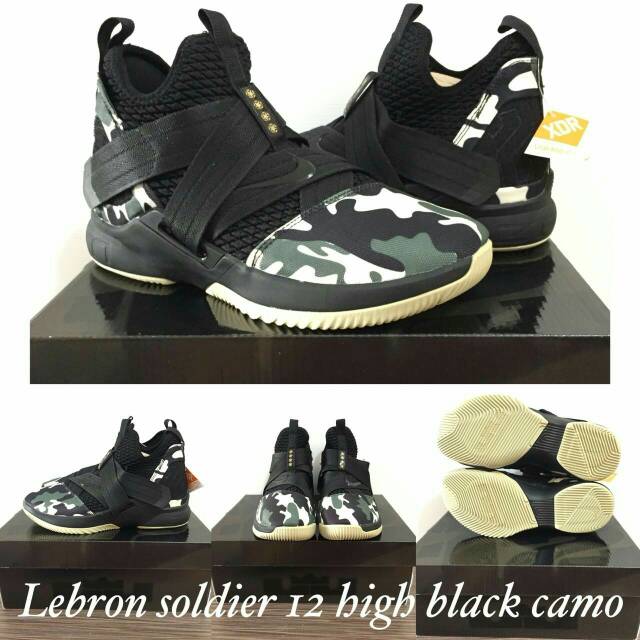 SEPATU BASKET LEBRON ZOOM SOLDIER 12 HIGH CAMO